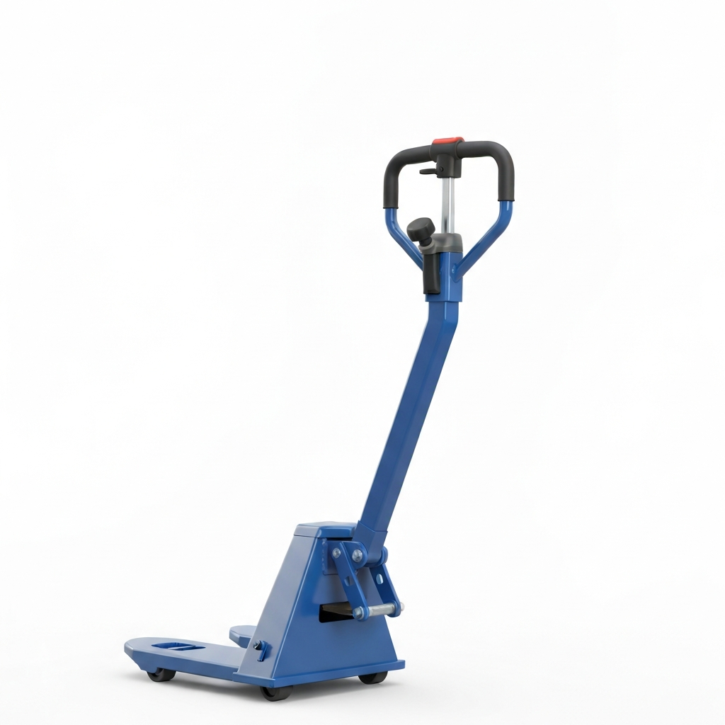 Jesterlift JL-SEP semi-electric pallet truck — tiller handle and throttle control detail